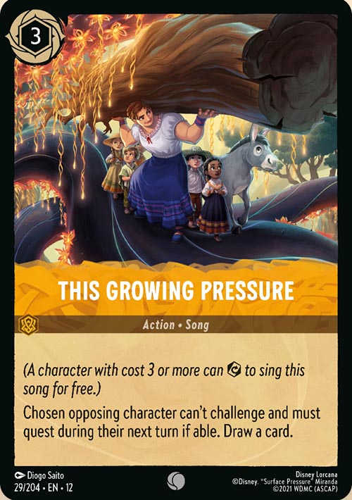Disney Lorcana TCG: This Growing Pressure