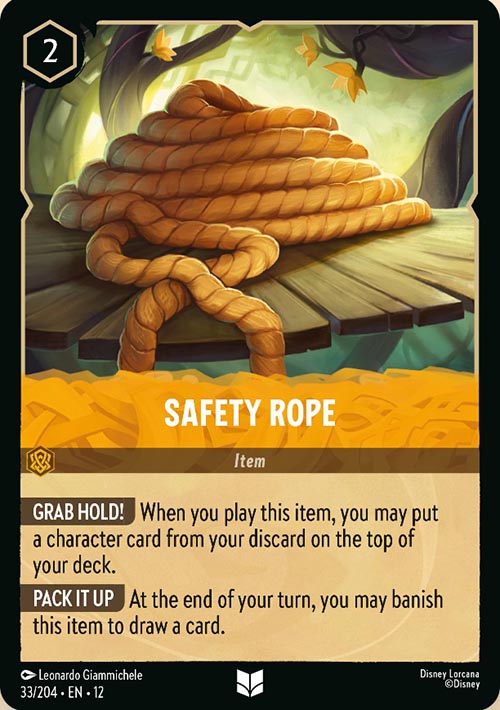 Disney Lorcana TCG: Safety Rope