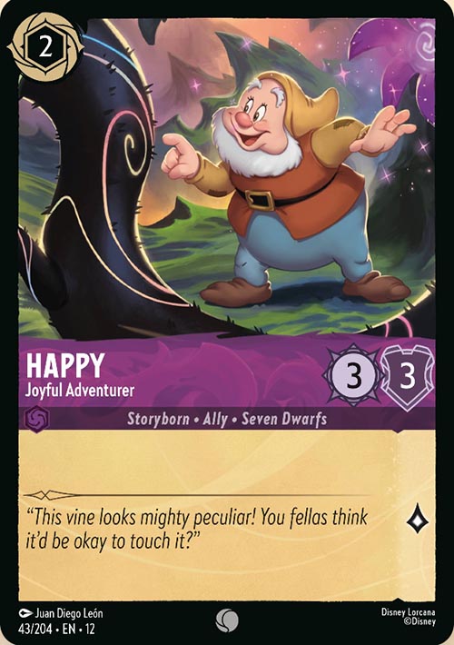 Disney Lorcana TCG: Happy, Joyful Adventurer