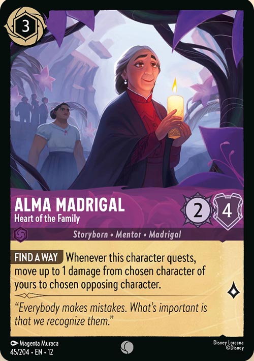 Disney Lorcana TCG: Alma Madrigal, Heart of the Family