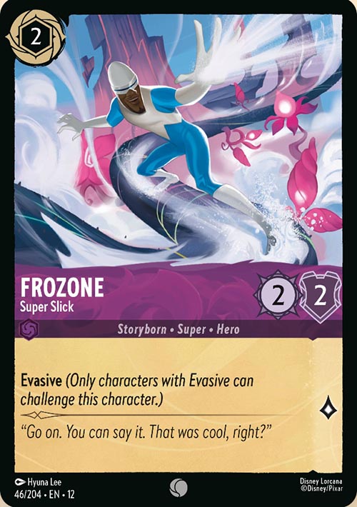 Disney Lorcana TCG: Frozone, Super Slick