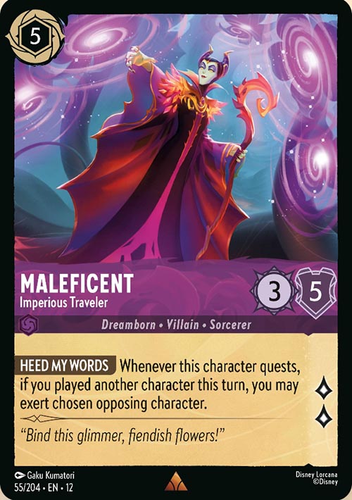 Disney Lorcana TCG: Maleficent, Imperious Traveler