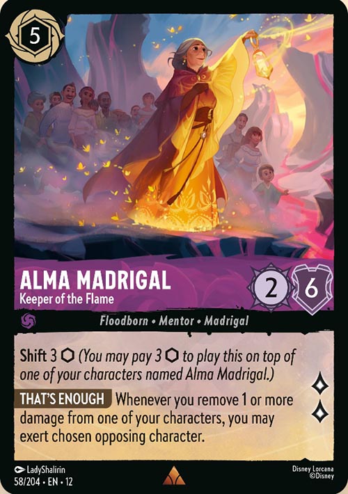 Disney Lorcana TCG: Alma Madrigal, Keeper of the Flame