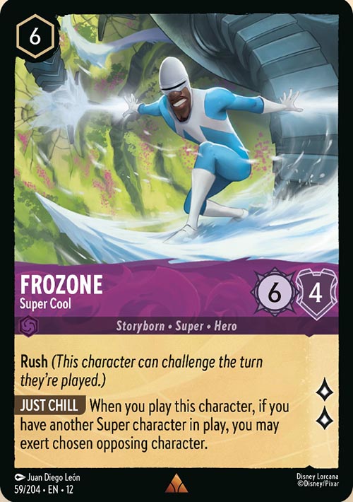 Disney Lorcana TCG: Frozone, Super Cool