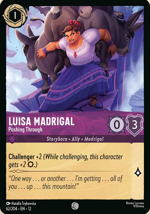 Disney Lorcana TCG: Luisa Madrigal, Pushing Through