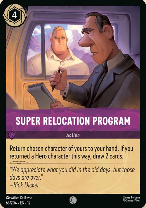 Disney Lorcana TCG: Super Relocation Program