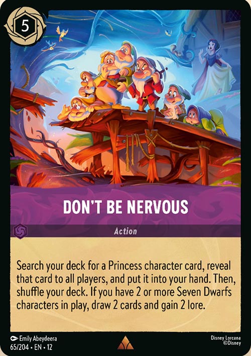 Disney Lorcana TCG: Don't Be Nervous