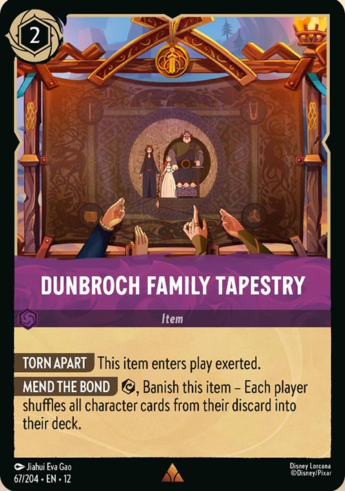 Disney Lorcana TCG: Dunbroch Family Tapestry