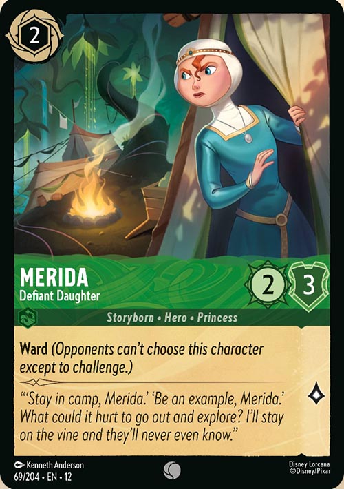 Disney Lorcana TCG: Merida, Defiant Daughter