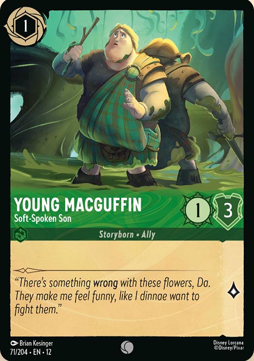 Disney Lorcana TCG: Young MacGuffin, Soft-Spoken Son
