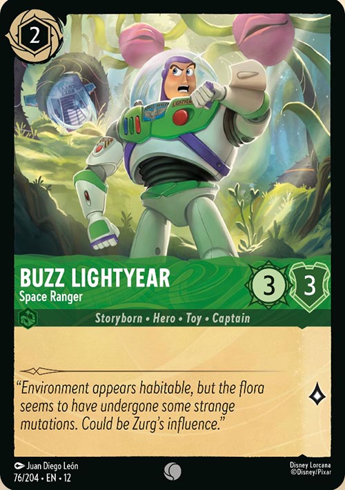 Disney Lorcana TCG: Buzz Lightyear, Space Ranger