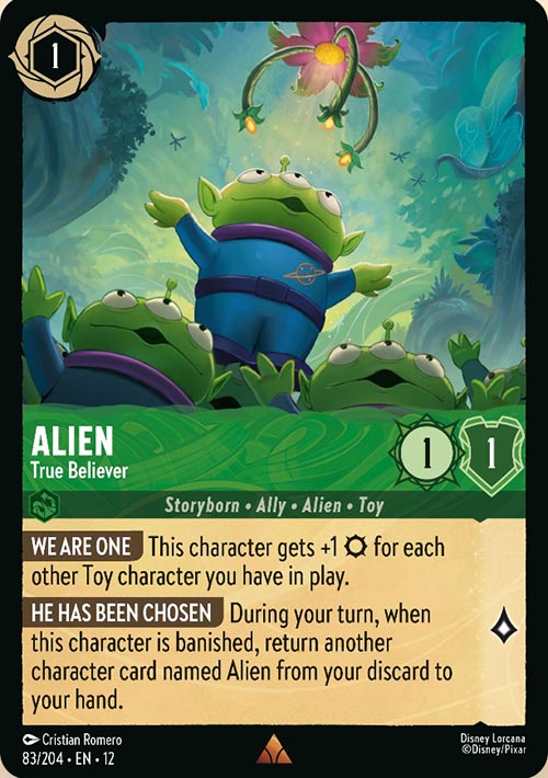 Disney Lorcana TCG: Alien, True Believer