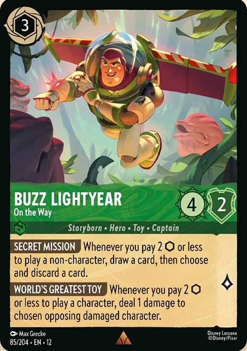Disney Lorcana TCG: Buzz Lightyear, On the Way