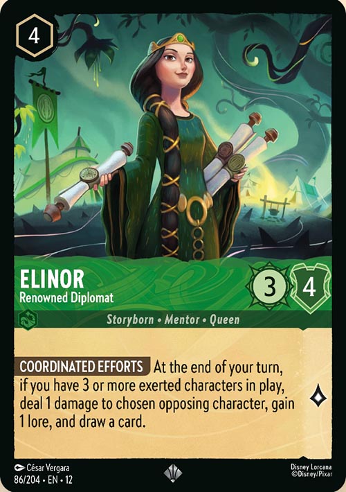 Disney Lorcana TCG: Elinor, Renowned Diplomat