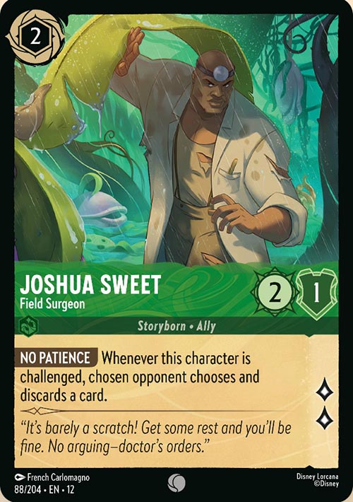 Disney Lorcana TCG: Joshua Sweet, Field Surgeon