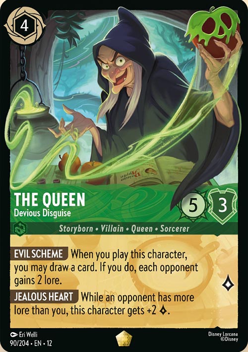 Disney Lorcana TCG: The Queen, Devious Disguise