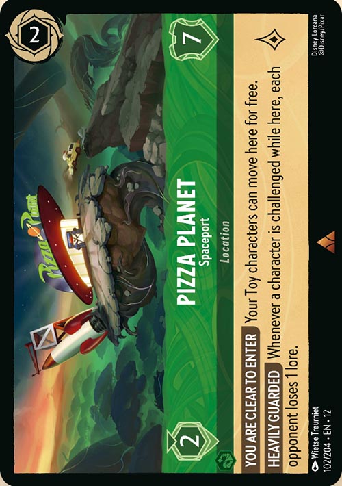 Disney Lorcana TCG: Pizza Planet, Spaceport