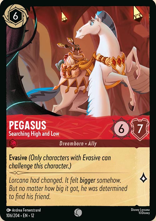 Disney Lorcana TCG: Pegasus, Searching High and Low