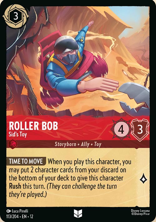 Disney Lorcana TCG: Roller Bob, Sid's Toy