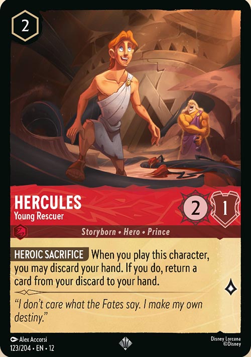 Disney Lorcana TCG: Hercules, Young Rescuer