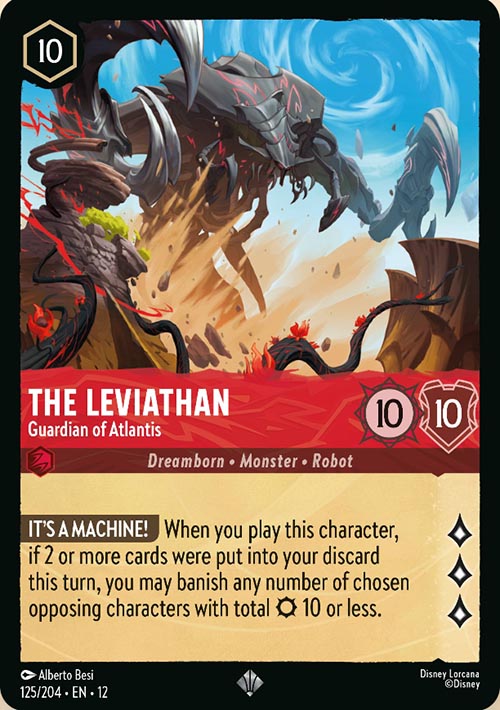 Disney Lorcana TCG: The Leviathan, Guardian of Atlantis