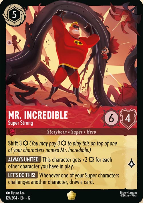 Disney Lorcana TCG: Mr. Incredible, Super Strong