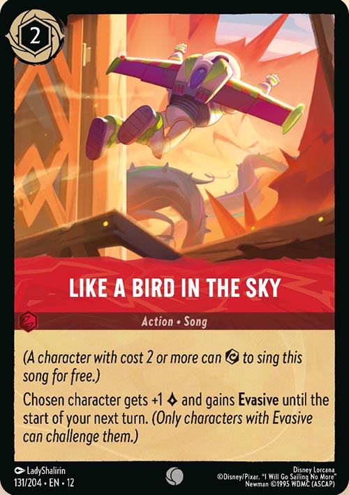 Disney Lorcana TCG: Like A Bird In  the Sky