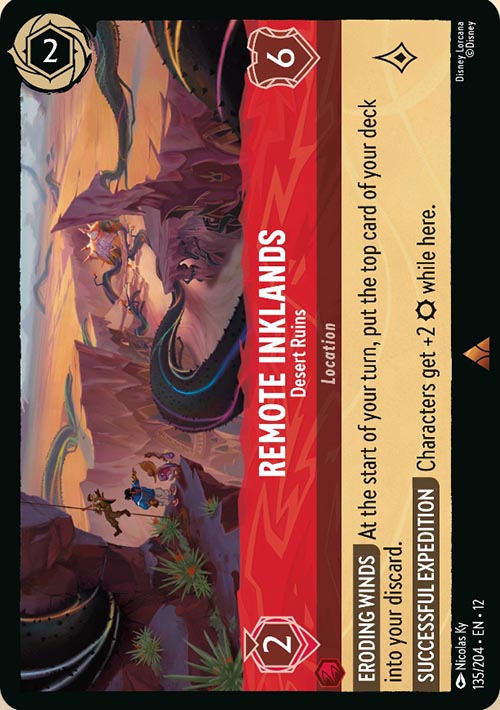 Disney Lorcana TCG: Remote Inklands, Desert Ruins