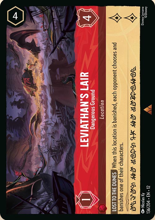 Disney Lorcana TCG: Leviathan's Lair, Dangerous Ground