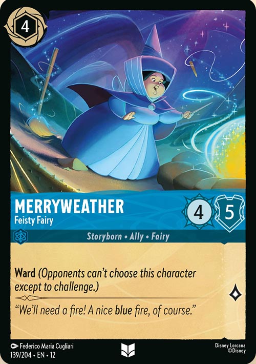 Disney Lorcana TCG: Merryweather, Feisty Fairy