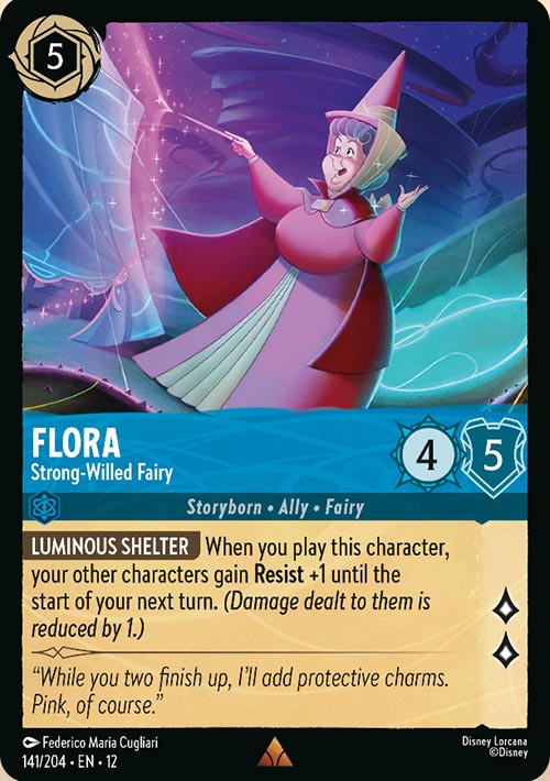 Disney Lorcana TCG: Flora, Strong-Willed Fairy