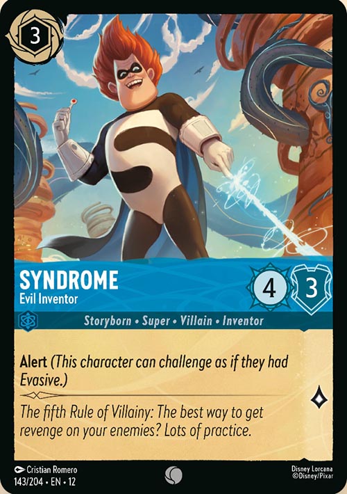 Disney Lorcana TCG: Syndrome, Evil Inventor