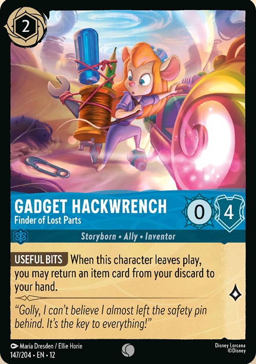 Disney Lorcana TCG: Gadget Hackwrench, Finder of Lost Parts