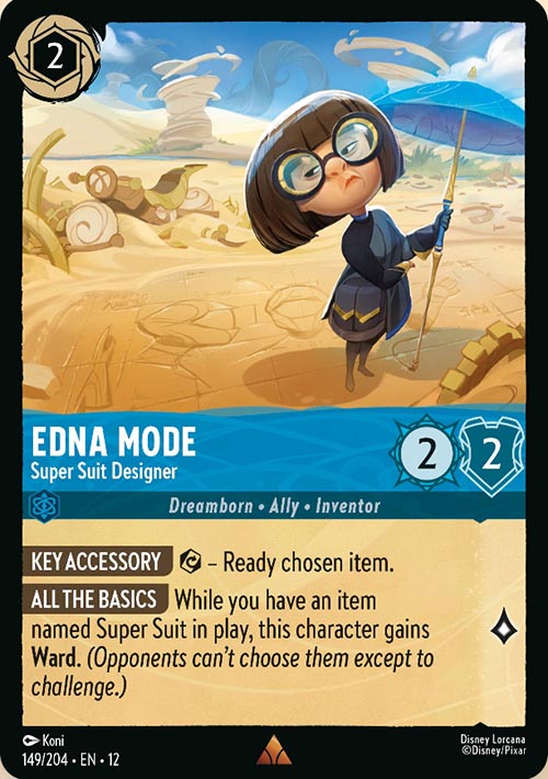 Disney Lorcana TCG: Edna Mode, Super Suit Designer
