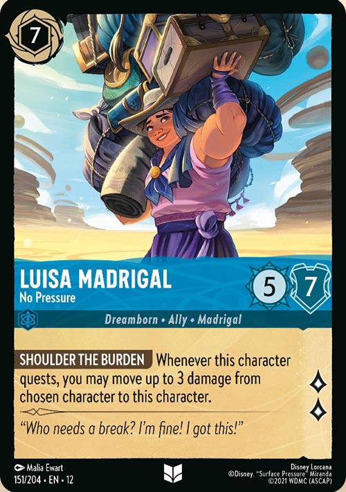 Disney Lorcana TCG: Luisa Madrigal, No Pressure