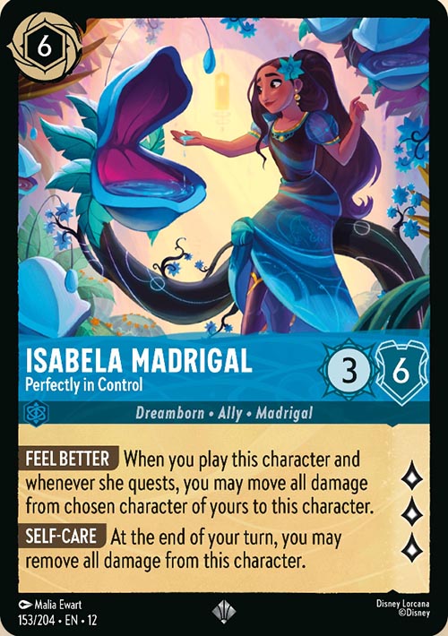 Disney Lorcana TCG: Isabela Madrigal, Perfectly in Control