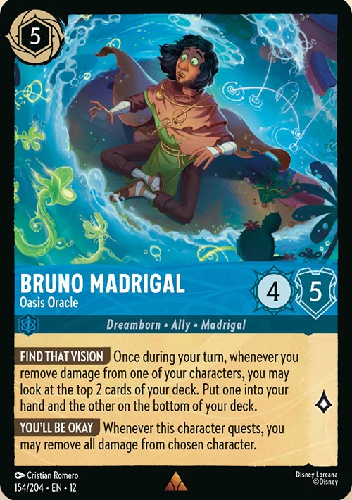 Disney Lorcana TCG: Bruno Madrigal, Oasis Oracle