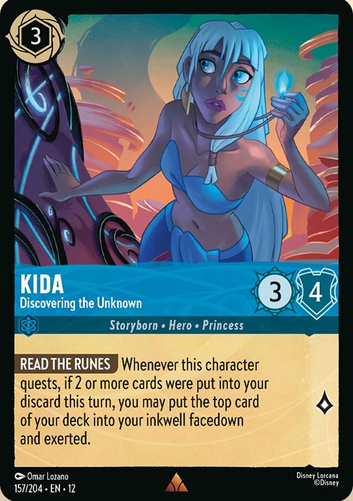 Disney Lorcana TCG: Kida, Discovering the Unknown