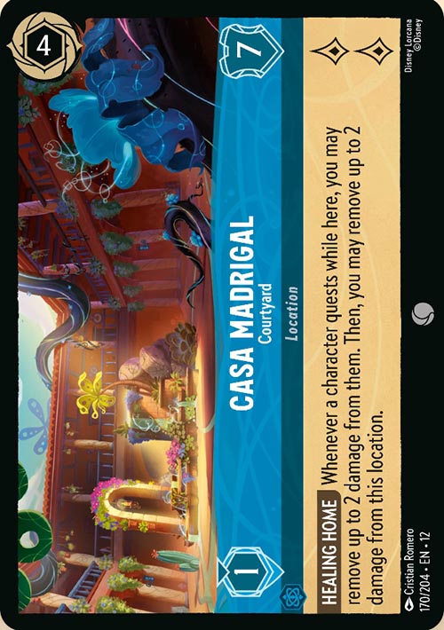 Disney Lorcana TCG: Casa Madrigal, Courtyard