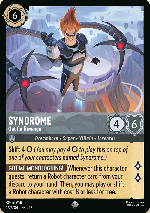 Disney Lorcana TCG: Syndrome, Out for Revenge