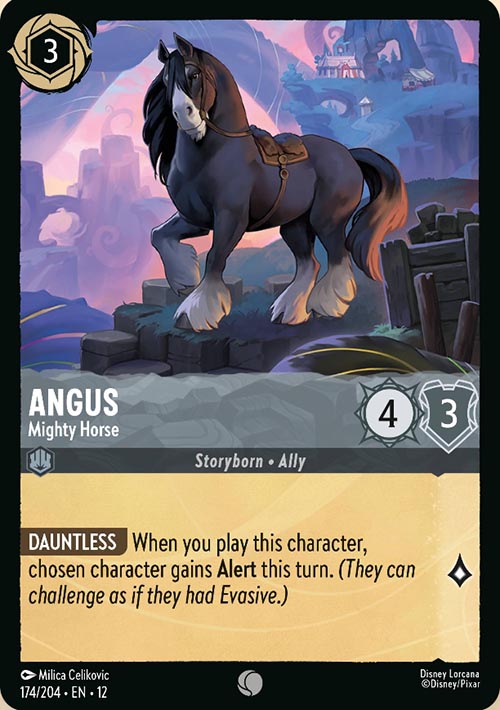 Disney Lorcana TCG: Angus, Mighty Horse