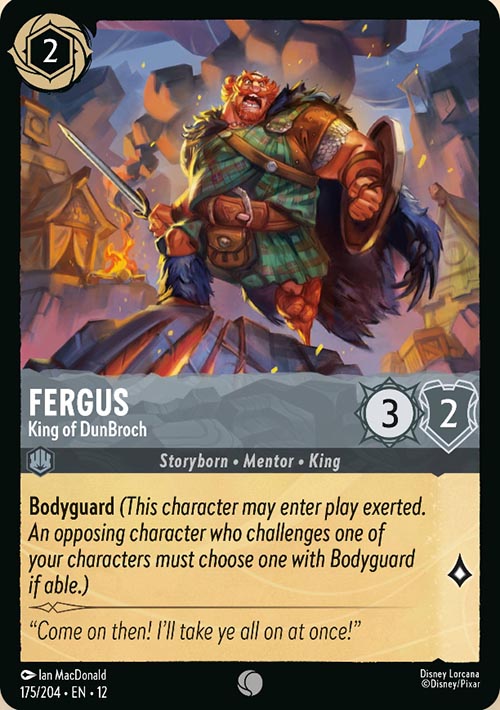 Disney Lorcana TCG: Fergus, King of DunBroch