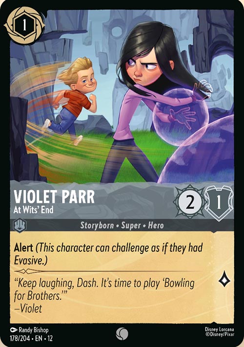 Disney Lorcana TCG: Violet Parr, At Wits' End