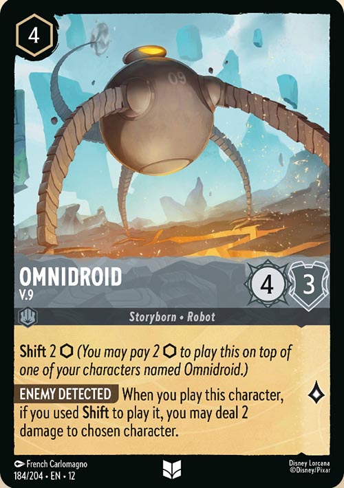 Disney Lorcana TCG: Omnidroid, V.9