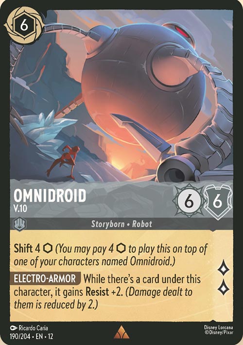 Disney Lorcana TCG: Omnidroid, V.10