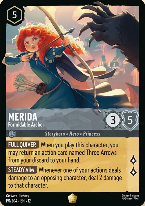 Disney Lorcana TCG: Merida, Formidable Archer