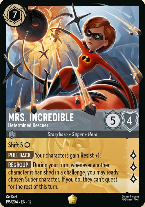 Disney Lorcana TCG: Mrs. Incredible, Determined Rescuer