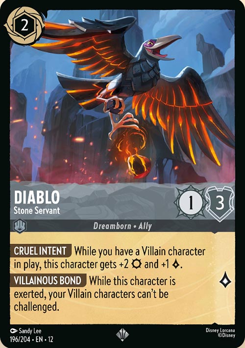 Disney Lorcana TCG: Diablo, Stone Servant