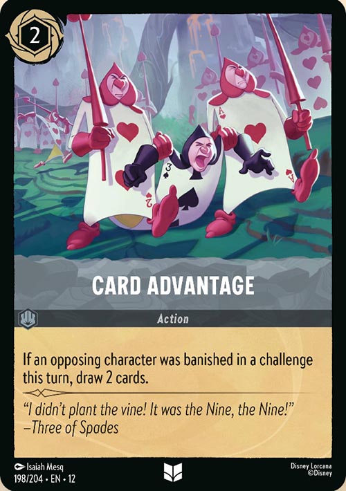 Disney Lorcana TCG: Card Advantage