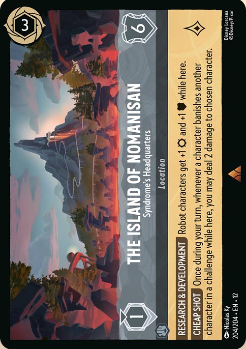 Disney Lorcana TCG: The Island of Nomanisan, Syndrome's Headquarters